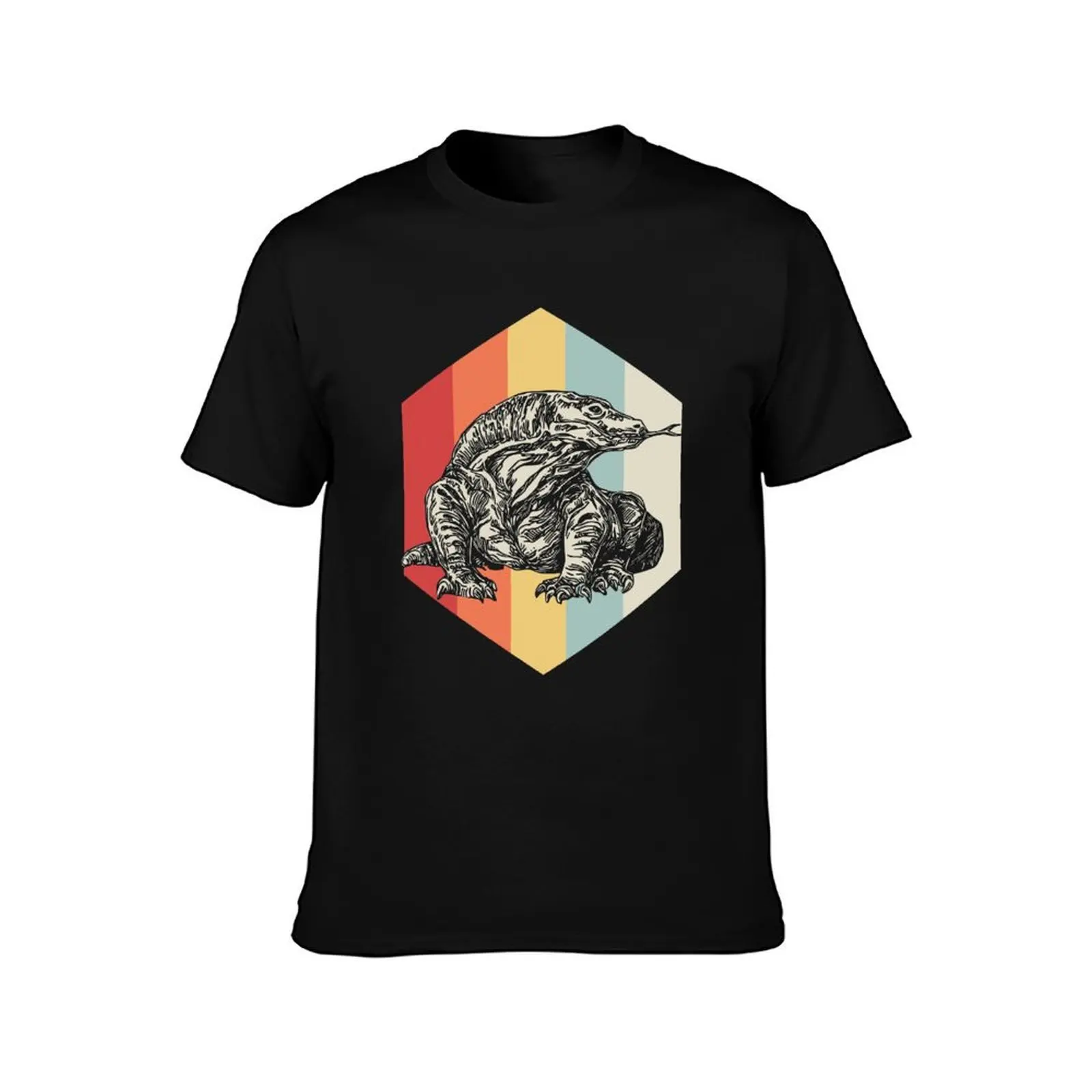 Komodo Dragon T-Shirt Basic Short Sleeve T-Shirt for Men