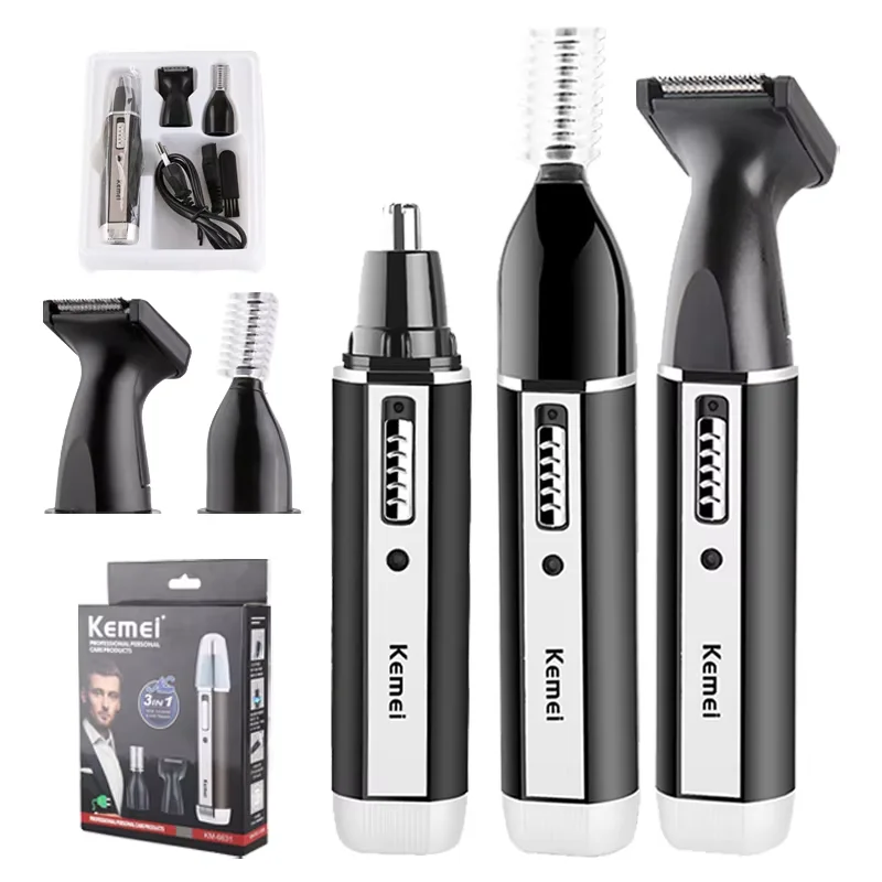 aparador-de-pelos-do-nariz-kemei-all-in-one-para-homens-e-mulheres-aparador-eletrico-recarregavel-para-orelha-barba-sobrancelha-rosto-kit-de-higiene-pessoal