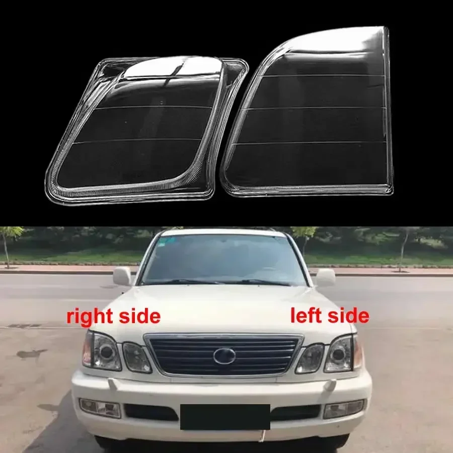 

For Lexus LX470 1998 1999 2000-2007 Headlamp Housing Transparent Mask Cover Headlight Shell Plexiglass Replace Original Lens