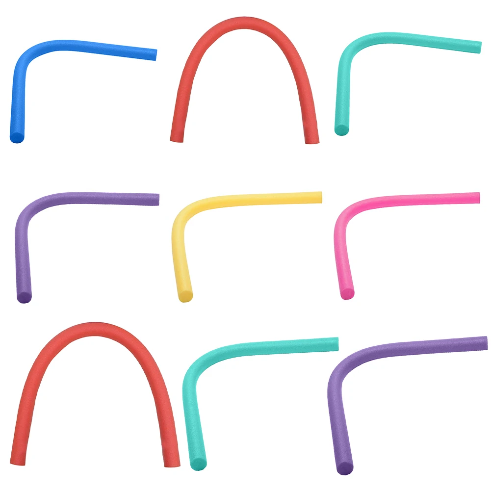 Conectores De Fideos para Piscina De 6 Piezas - Conectores De Fideos Flotantes De Espuma para Natación | Ayudas De Entrenamiento Entrelazadas para Postes De Natación para Piscina, Playa (2 Vías