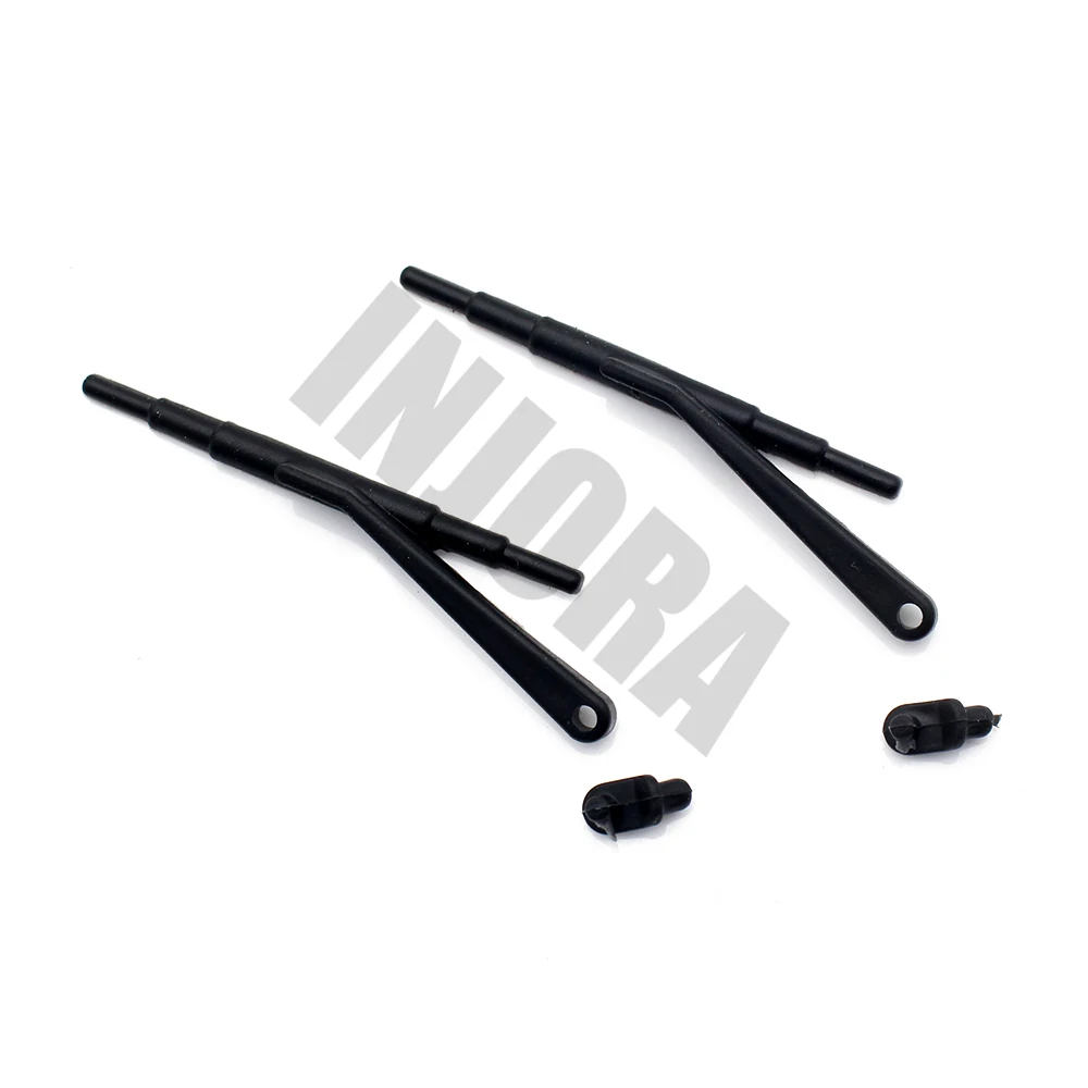 INJORA 1:10 RC Crawler Black Rubber Wiper for Axial SCX10 90046 90047 D90 Body Shell Parts