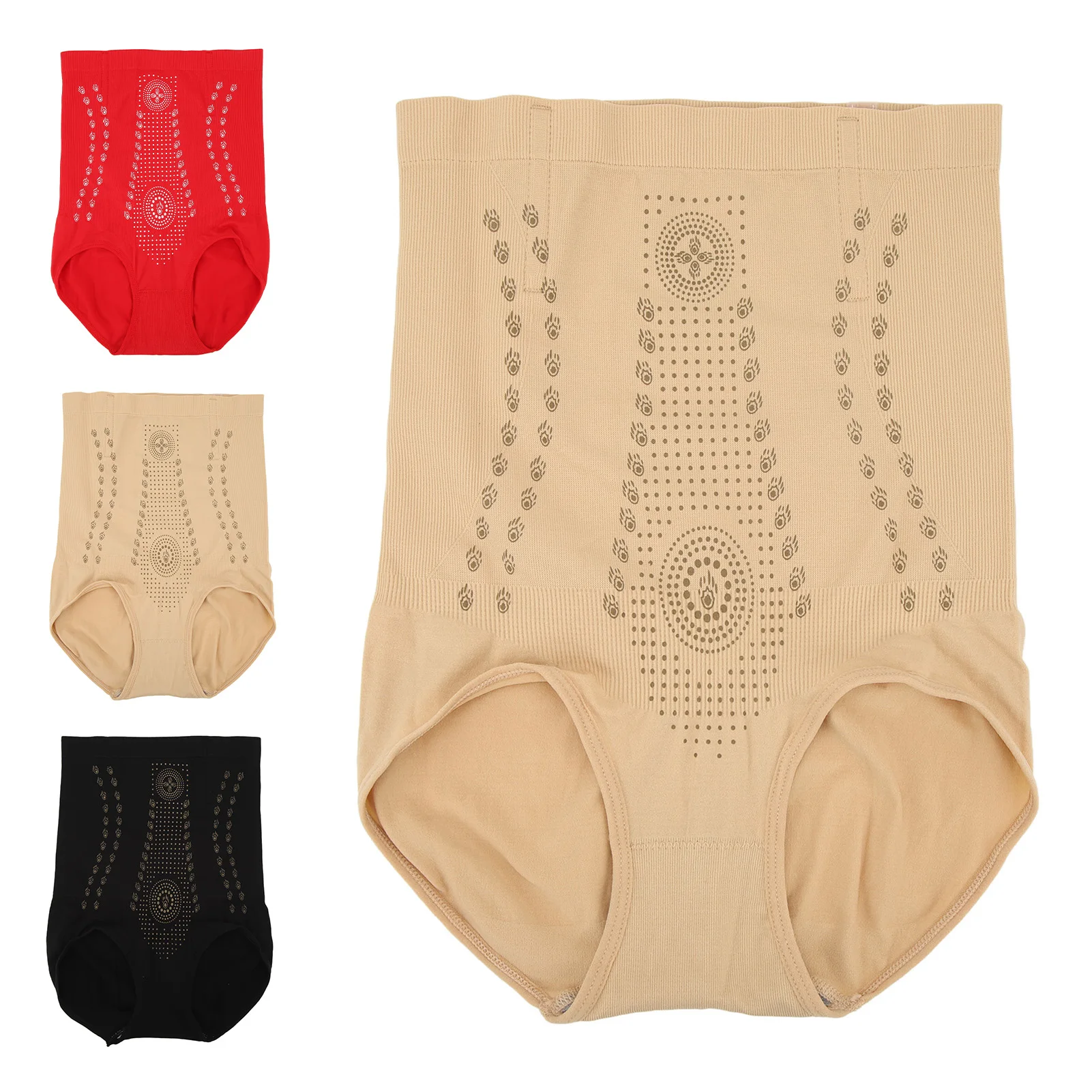 Body Shaping Shorts Seamless Women Hip Lift Underpants Wear Resistance Nylon Fabric High Waist Skin Friendly for Daily Wear