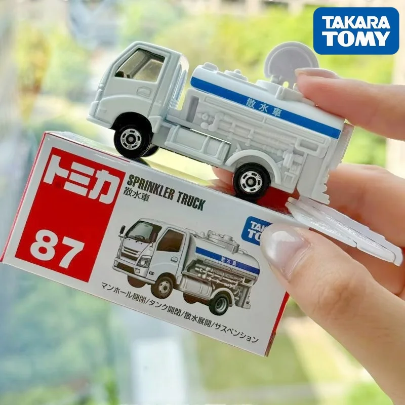 Takara Tomy Tomica No.87 Watering Sprinkler Truck Alloy Diecast Vehicle Model Mini Car Toy Gifts for