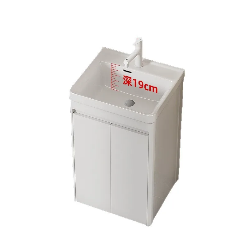 

Small apartment honeycomb aluminum floor-to-ceiling bathroom combined toilet deepened wash basin