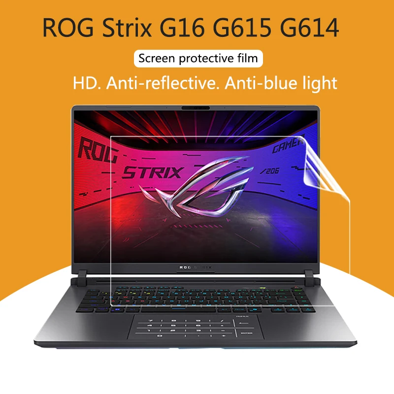 

For 2025 ROG Strix G16 G615 screen saver 16-inch G614 keyboard film G634 toughened film HD scratch-resistant protective film