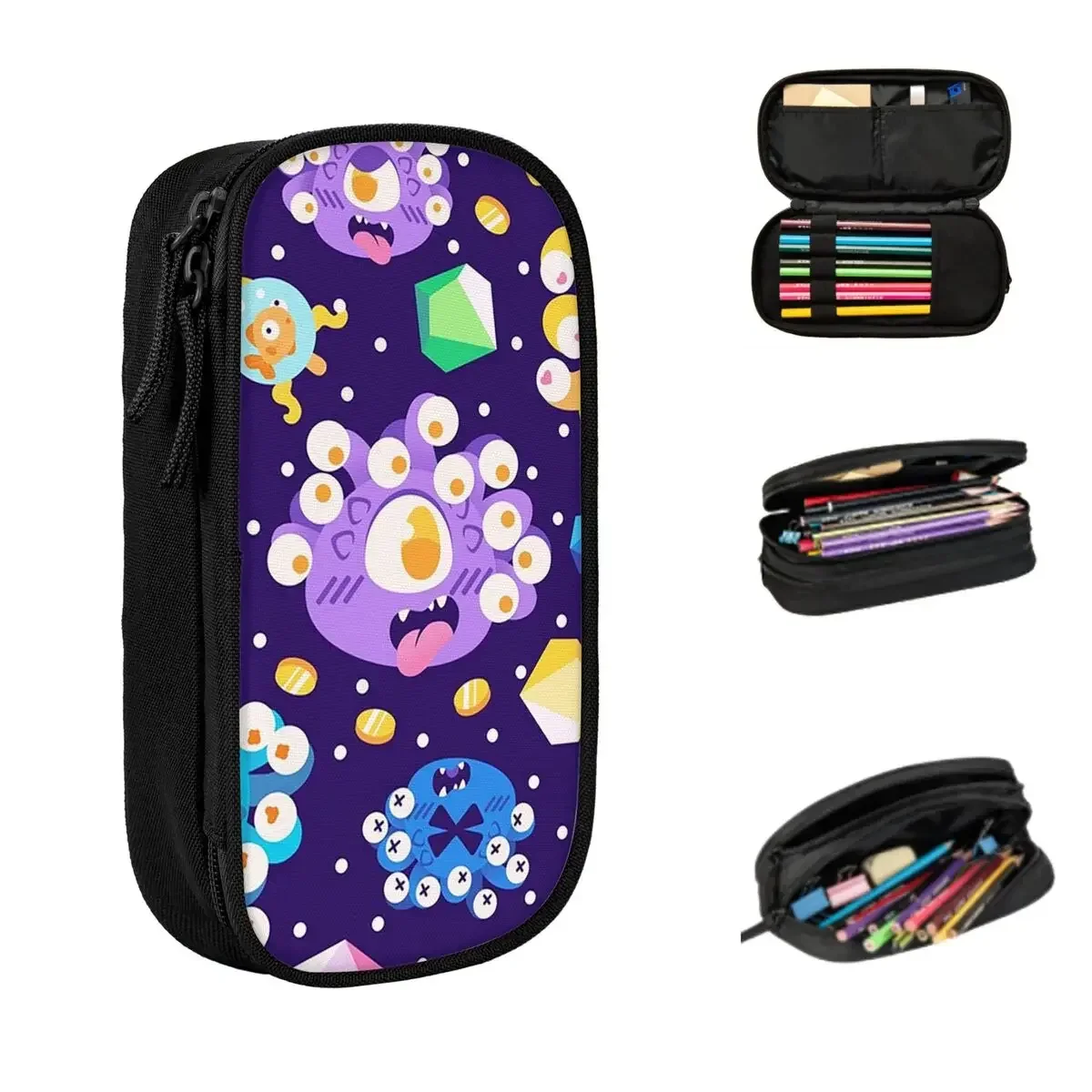 

Beholder Cuties Pencil Cases Big Capacity Pen Bags Pen Box Pencil Pouch For Boys Girls Students Stationery School Office