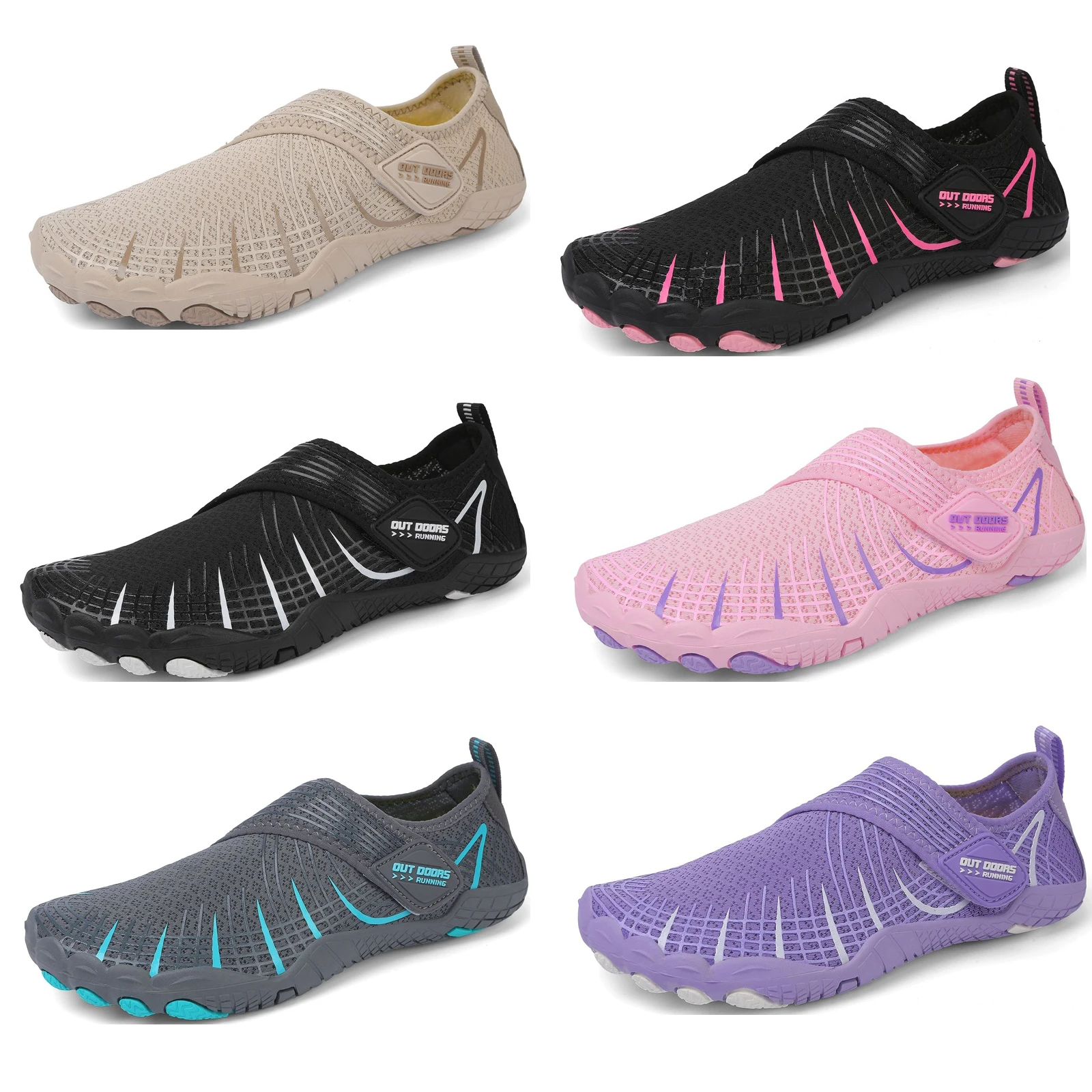 Swimming Shoes Men Women Beach Barefoot Aqua Shoes Women Quick Dry Upstream Surfing Hiking Water Shoes Wading Unisex Sneakers