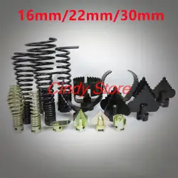 16/22/30mm Manganese Steel Pipe Dredge Sewer Drill Cutter Head Cleaning Electric Dredge Machine Combination Tool Connector