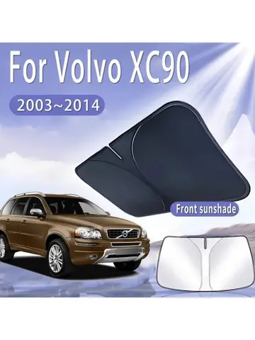 볼보 XC90 2003~2014 2010 접이식 자동차 선바이저 앞유리 차양 열 차단 여름 냉각 자동차 액세서리