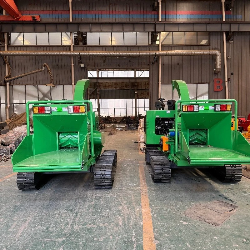 Dust Reduction Wood Chipper Shredder Environmentally Friendly Operation Customized Dust Removal Structure for Green Processing