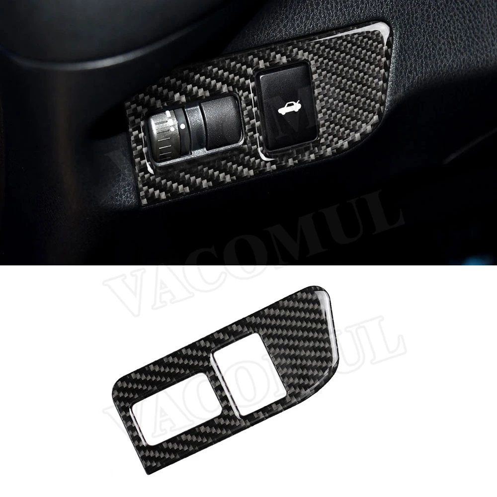 

For Subaru BRZ 13-2017 Carbon Fiber Interior Trim Car Rear Trunk Boot Switch Button Frame Cover Sticker For Toyota GT86 FT86 ZN6