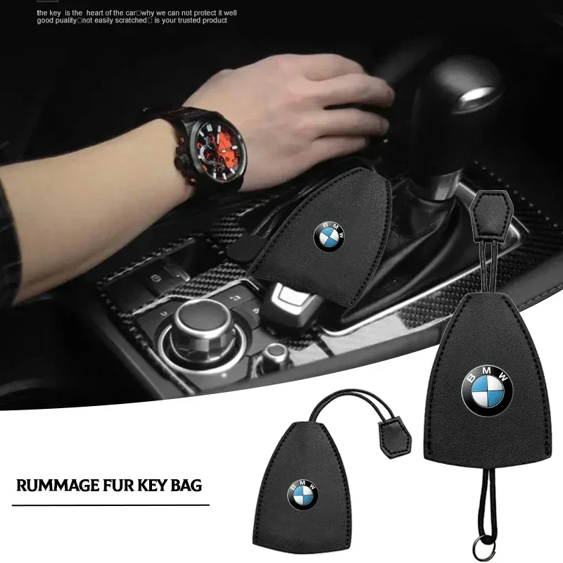 For BMW Car Key Protection Shell Bag Car Key Case Cover Car Keychain For BMW F10 F11 F12 F01 F02 F30 F35 F34 F36 3 4 5 GT E39 E4