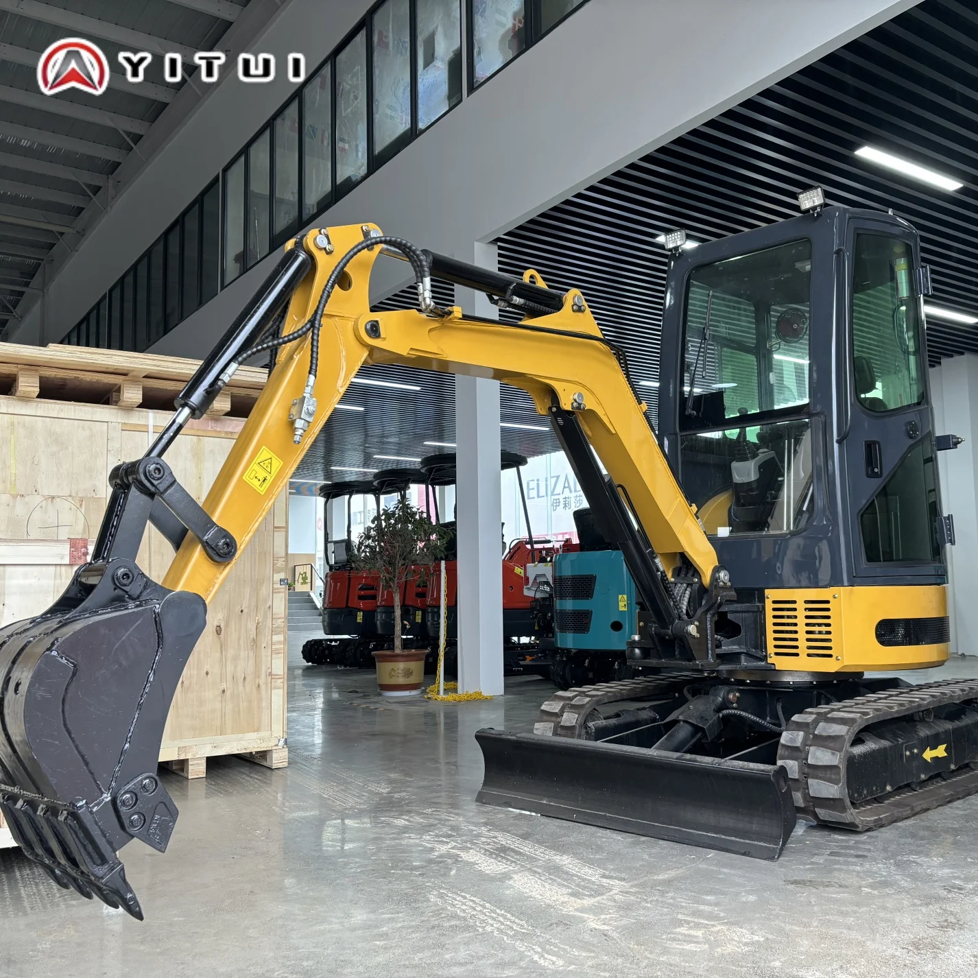 3,5 тонны мини-экскаватор дизельный гусеничный гидравлический микроэкскаватор CE EPA для строительства сада с ковшом по индивидуальному заказу 2025