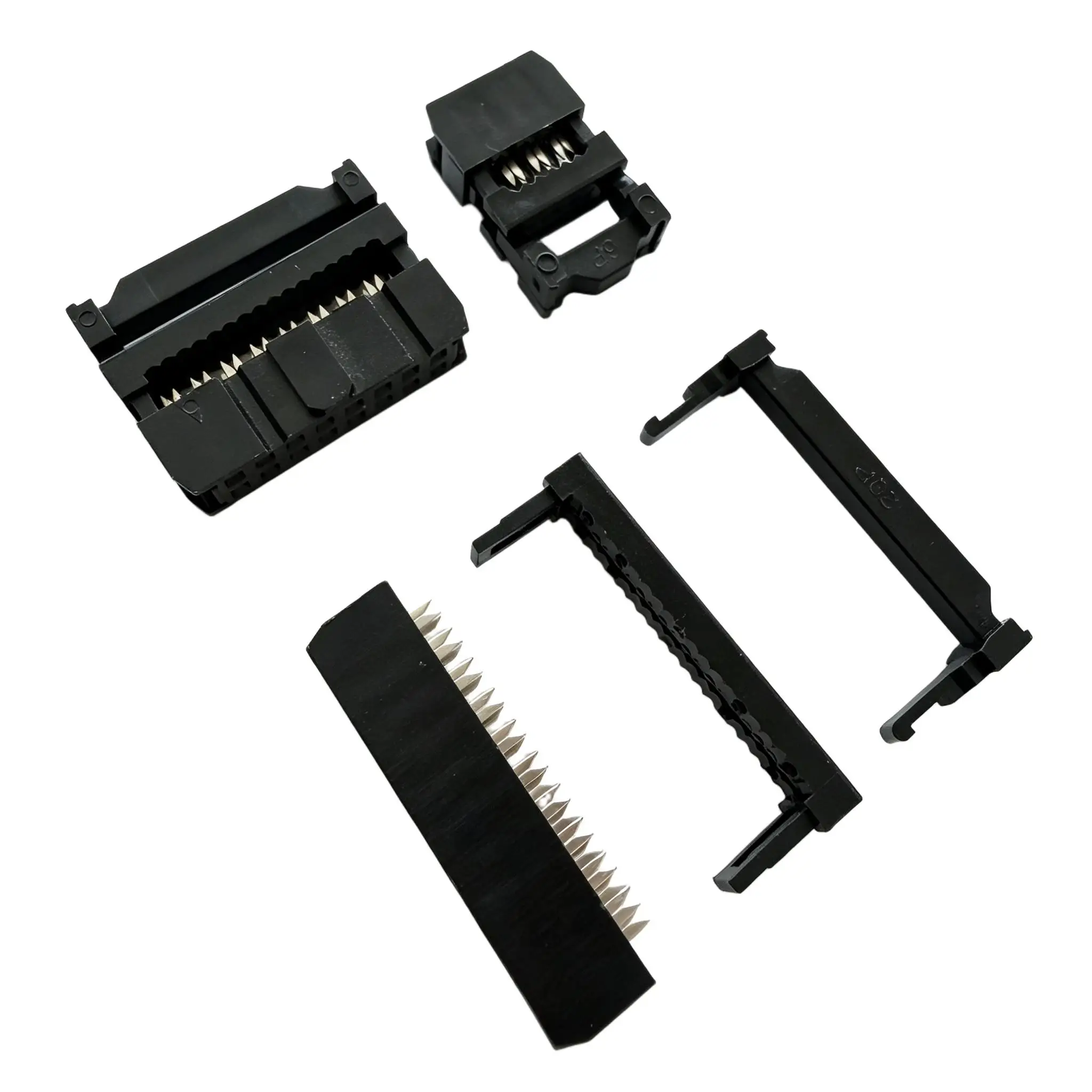FC 6/8/10/12/14/16/18/20/24/26/30/34/40/50Pin 2.54mm Pitch Female IDC Socket Connector Ribbon Cable DC3 Header Male Socket