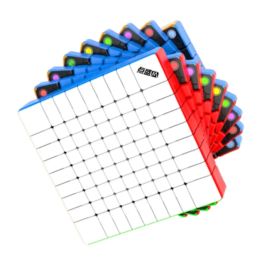 9x9 M DianSheng Galaxy 9M 9x9 Magnetic Magic Cube Speed Cube Stickerless Professional  9x9 M Cubo Magico Fidget  Toys Puzzle