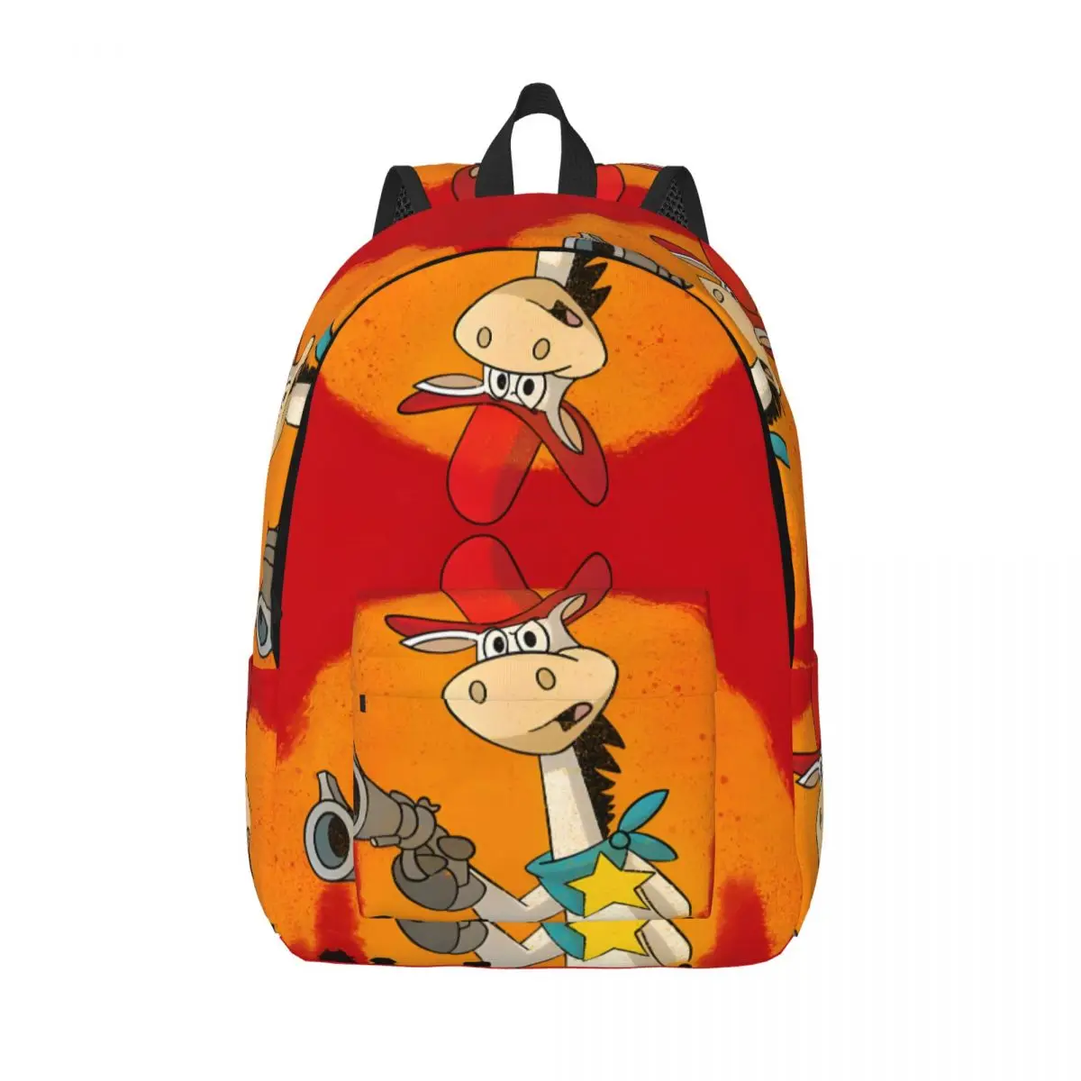 

Backpack Shoot Multi Compartment Q-Quick Draw McGraw Show For Women Birthday Gift Versatile Kindergarten Bag Office Work School