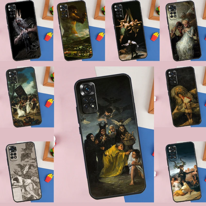 Spain Francisco Goya Art Case For Redmi Note 8 9 10 11 12 Pro Note 9S 10S 11S 8T 12C 9C 9T 10A 10C Bumper Cover