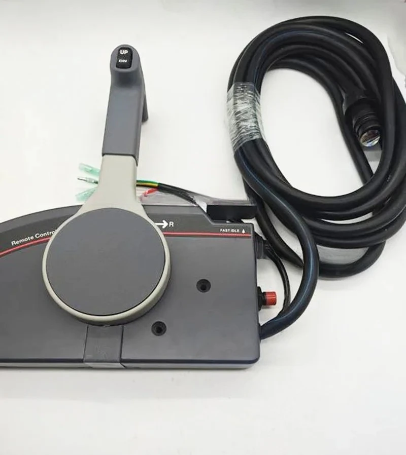 For YAMAHA OUTBOARD SIDE REMOTE CONTROL BOX 703 10PINS PULL TO OPEN 703-48272-12 view 2