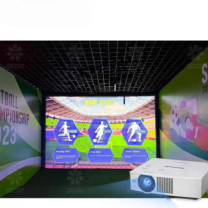 AR Soccer Game Projector Game Seller AR Virtual Football Simulator Interactive Wall Soccer Game Simulator