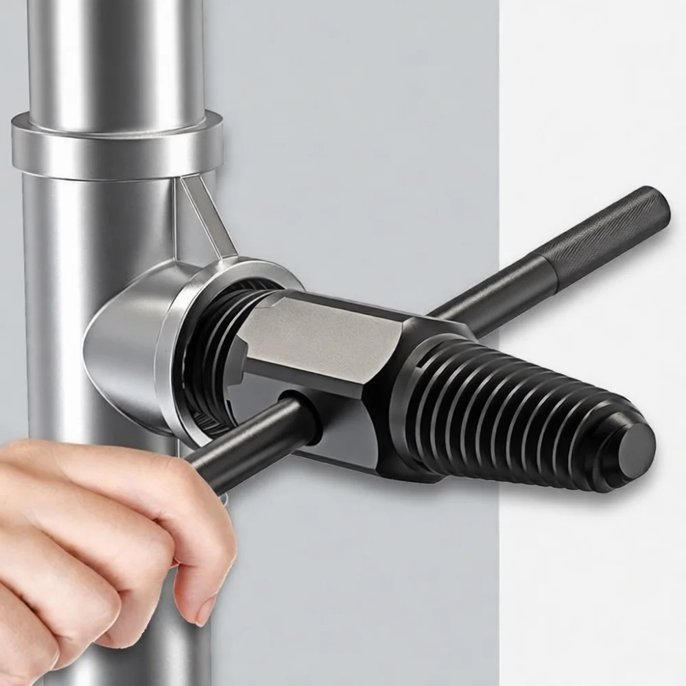 Plumbing Broken Pipe Extractor Thread Remover For Water Faucet Damaged Screw Bolt Extraction Tool Household Repair System