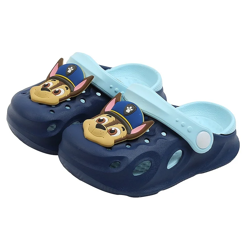 Paw Patrol Chase Clogs | Adorable 3D Dog + Nature Decor | Adjustable Strap | Breathable EVA Slippers for Toddler Boys image 5