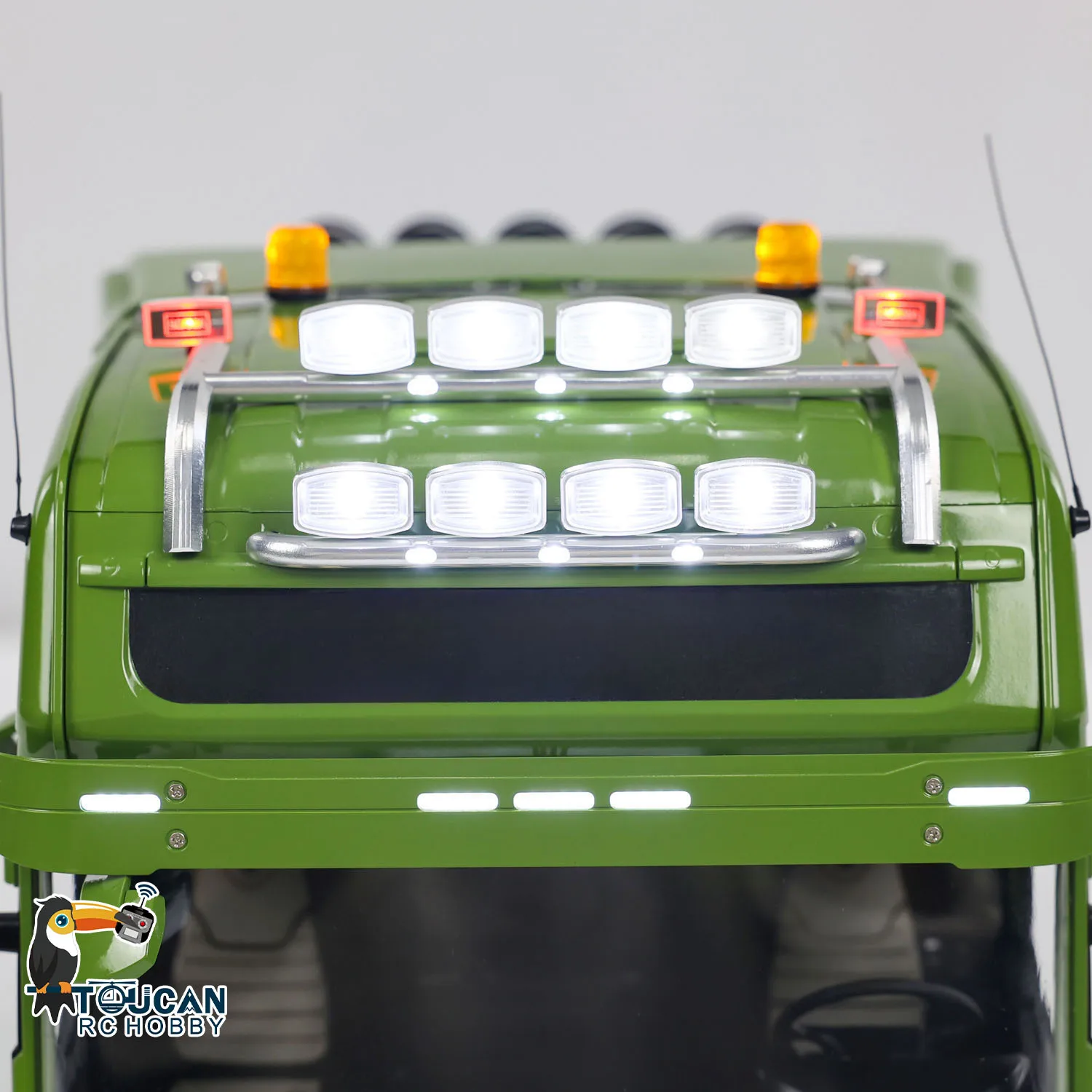 

1/14 LESU 8X8 Heavy RC Tractor Truck Metal Chassis TOUCAN DIY RTR Remote Control Trucks Light Sound Finished Car Vehicle Toys