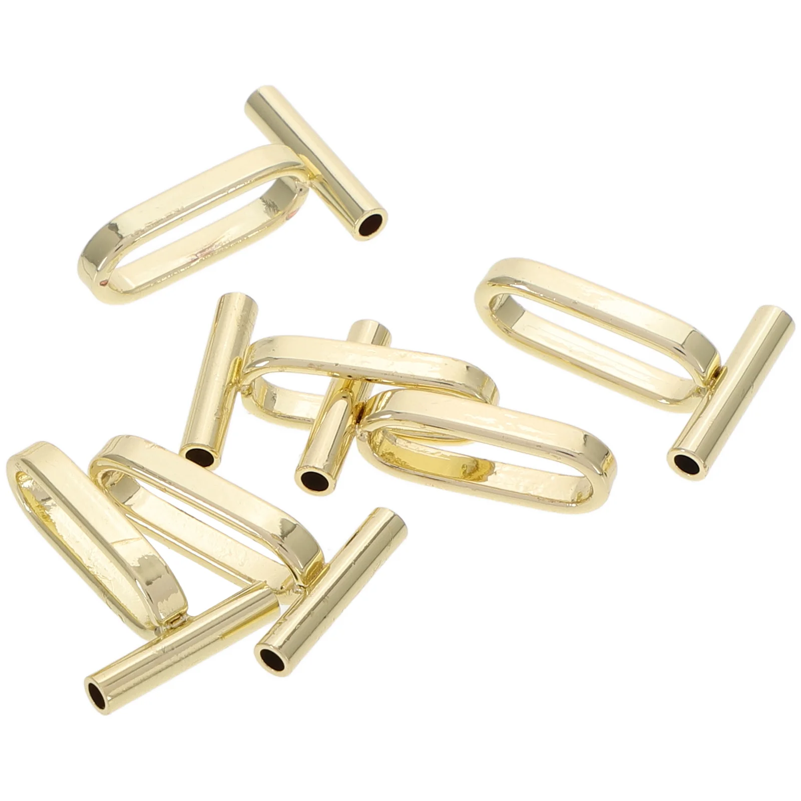 6 Pcs Brooch Converter Clothing Mini Pin Pendant Converters Golden for Brooches Metal