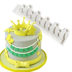 Crown Silicone Mold Sugarcraft Cupcake Baking Mold Fondant Cake Decorating Tools