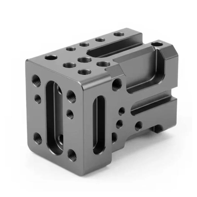 Custom made 6061 7075 2024 Aluminum Lens Mount Bracket Precision CNC Milling of Metal Parts