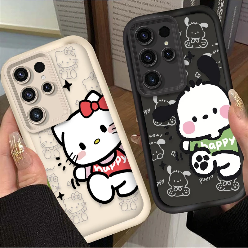 حافظة لهاتف سامسونج جالاكسي S24 S25 S23 Ultra S22 S21 Plus FE A36 A56 A26 A16 A06 A15 A25 A35 A55 5G