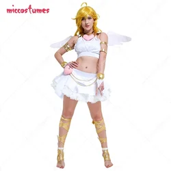 Miccostumes Dameskous Wit Cosplaykostuum voor dames Halloween-kostuum