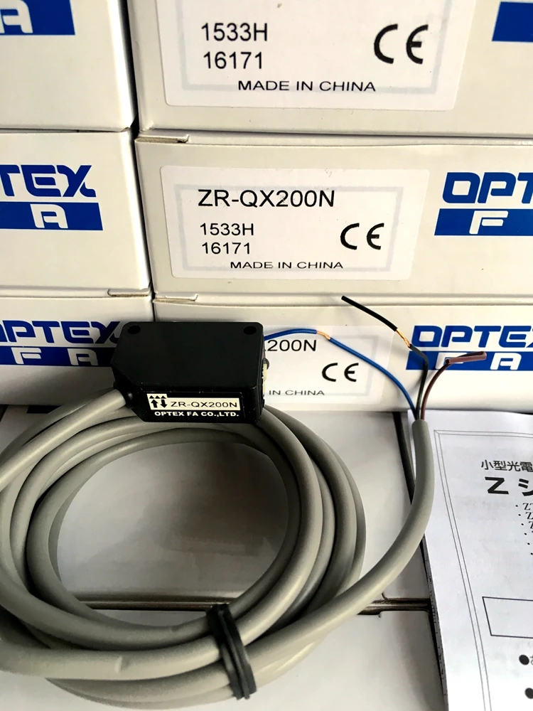 New original OPTEX Optoelectronics Switch ZR-QX200N ZR-QX200P00P transparent body test