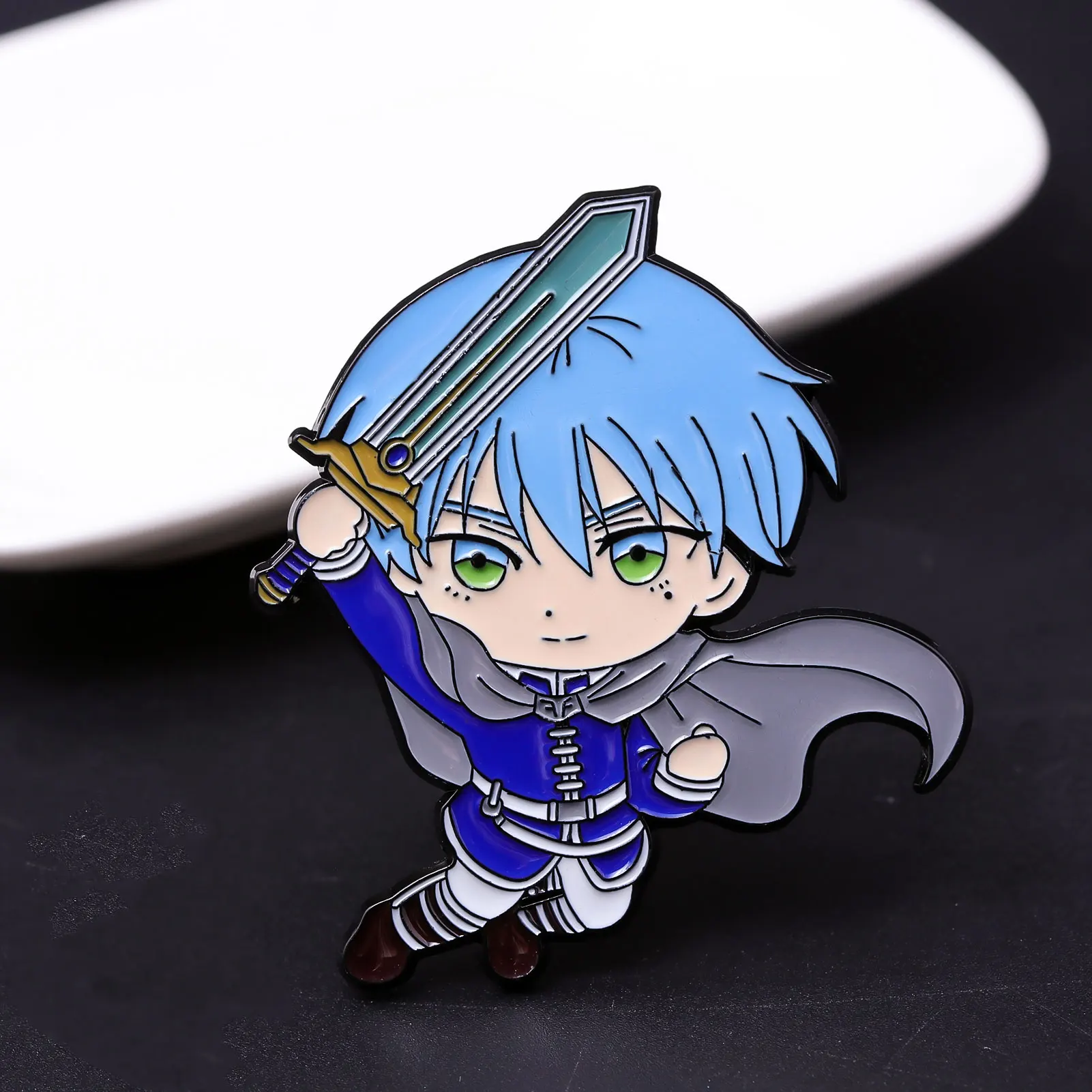 أنيمي فريرين: ما وراء نهاية الرحلة بروش لطيف فريرين هيميل دبابيس المشجعين تأثيري الدعائم الرجال النساء على ظهره مجوهرات هدية #4