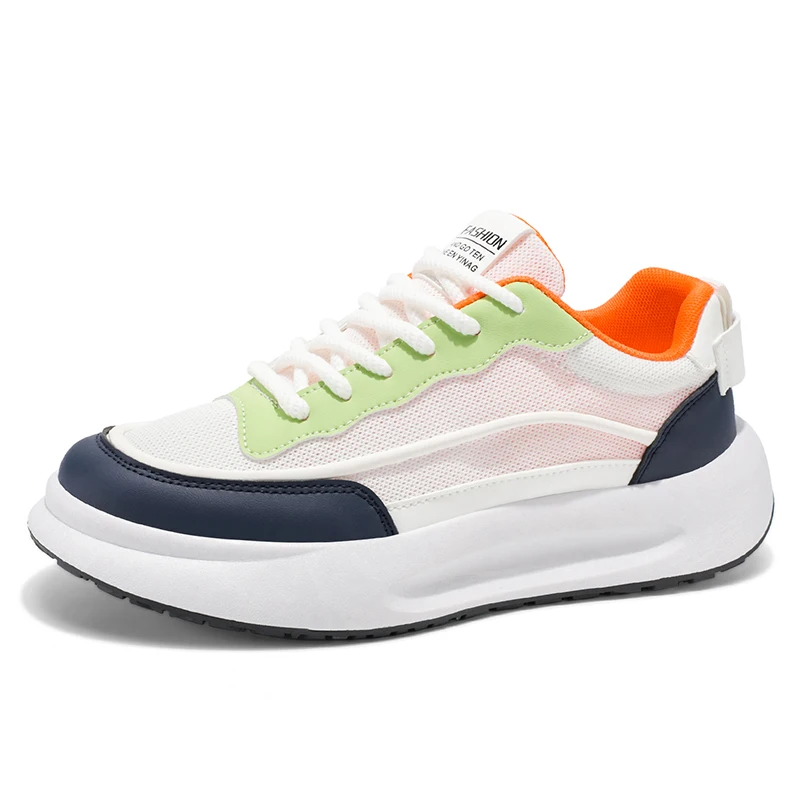 

Повседневная спортивная обувь, удобная, модная, дышащая обувь на плоской подошве, мужская вулканизированная обувь больших размеров, спортивная обувь для бега