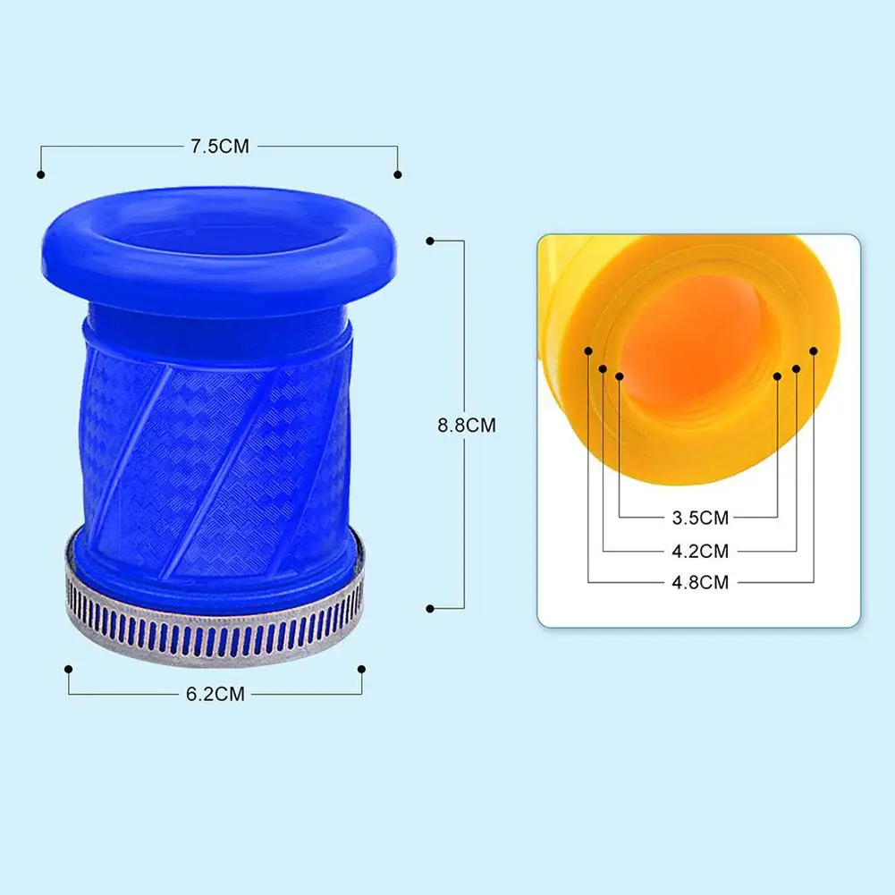 

Motorcycle carburetor adapter connector with air filter ABS material wear resistant heat treated for motorcycle use