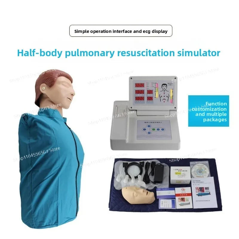 Medical CPR Training Manikins, Full-body/Half-body Models for First-aid & Artificial Respiration Teaching