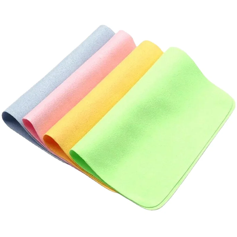 5 Pieces of High-quality Microfiber Glasses Cleaning Cloth Lens Suede Glasses Cleaner Mobile Phone Screen Glasses Cleaning Wipes