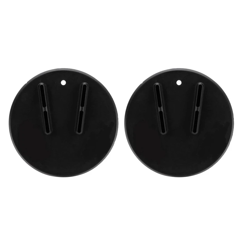 2X Motorcycle Kickstand Pad Kick Stand Coaster Puck For Touring Sportster