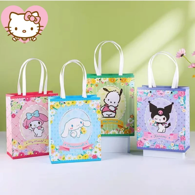 Torba na prezent kuromi Melody cartoon urocza torba duży prezent urodzinowy dla dzieci duży pojemność przechowywania student hurtowo 28x22cm