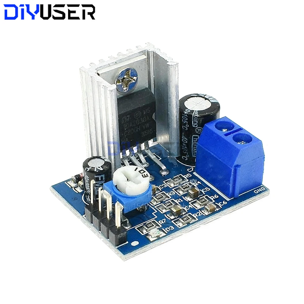 Módulo de placa amplificadora de audio mono TDA2030A de 18 W de un solo canal, para modificación de audio de automóvil, subwoofer, proyectos de altavoces DIY