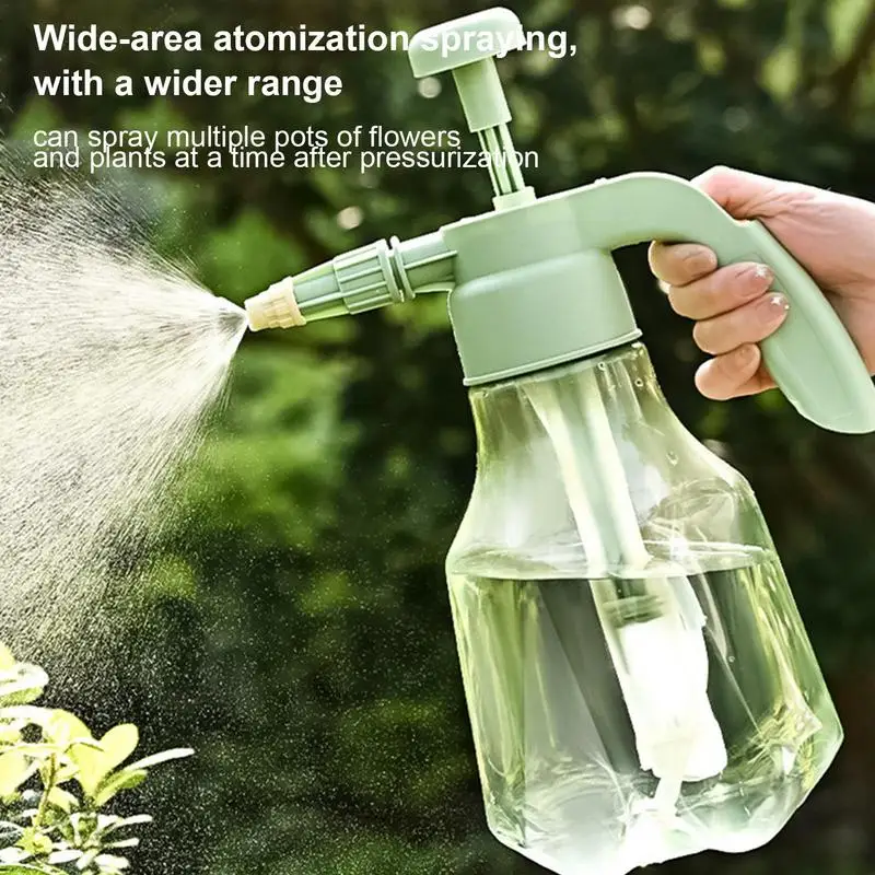 1.5 L Garden Sprinkler Can Pot Plant Mister Pressure Sprayer Adjustable Spray Bottles Sprinkler For Cleaning Plants Hairstyling