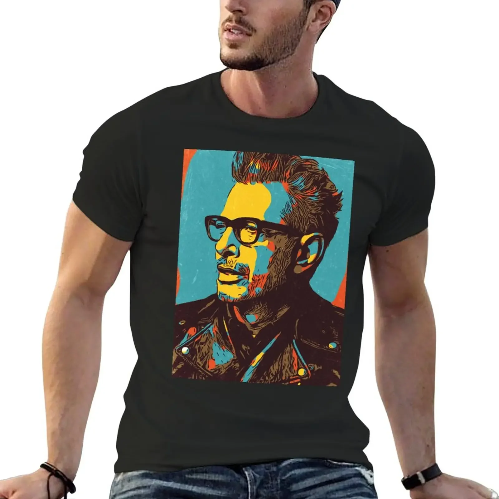 

New Jeff Goldblum T-Shirt funny shirt cotton football t shirt man t shirt Funny t-shirts t shirts for men