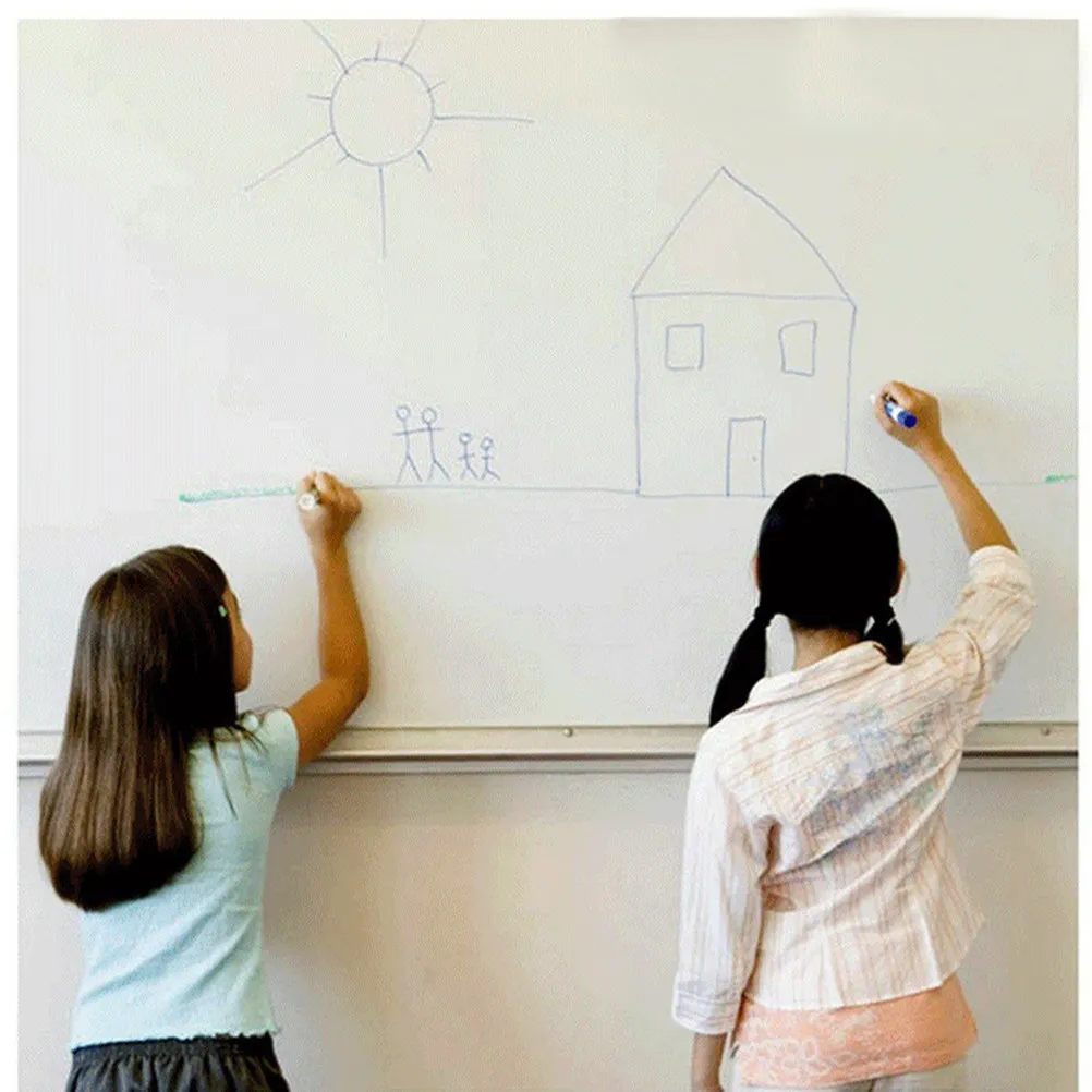 Reusable Self-Adhesive PVC Whiteboard Wall Sticker – Removable, Washable, Ideal for Notes, Planning & Kids Drawing