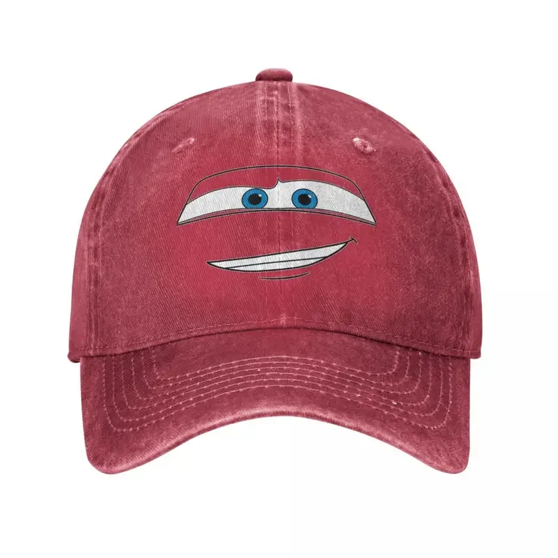 Y2K Lightning McQueen Croc Pixar Cars Men Women Baseball Distressed Denim Caps Hat Vintage Outdoor Workouts Adjustable Sun Cap