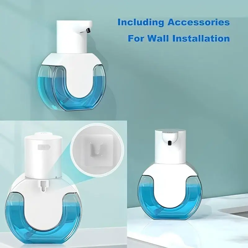 

Настенный 4 уровня, 420 мл, регулируемый бесконтактный автоматический дозатор мыла, интеллектуальный насос для дезинфицирующего средства для рук, стиральная машина