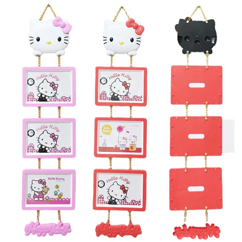 

Hello Kitty Photo Frame Anime Baby Photocard Holder Picture Frame Cartoon Home Wall-mounted Photo Frames Ornament Photo Holder