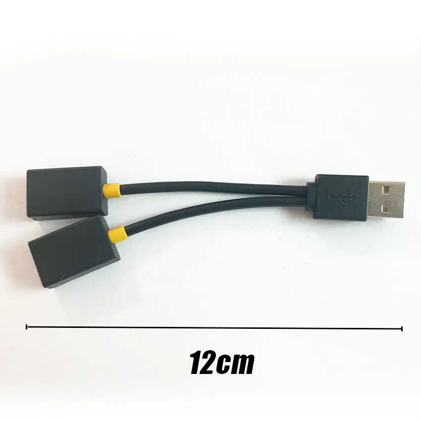 

1/5/10PCS 1 In 2 USB Car Usb Splitter cable Multifunction Adapter Cord Charging Cable for Android smart phone