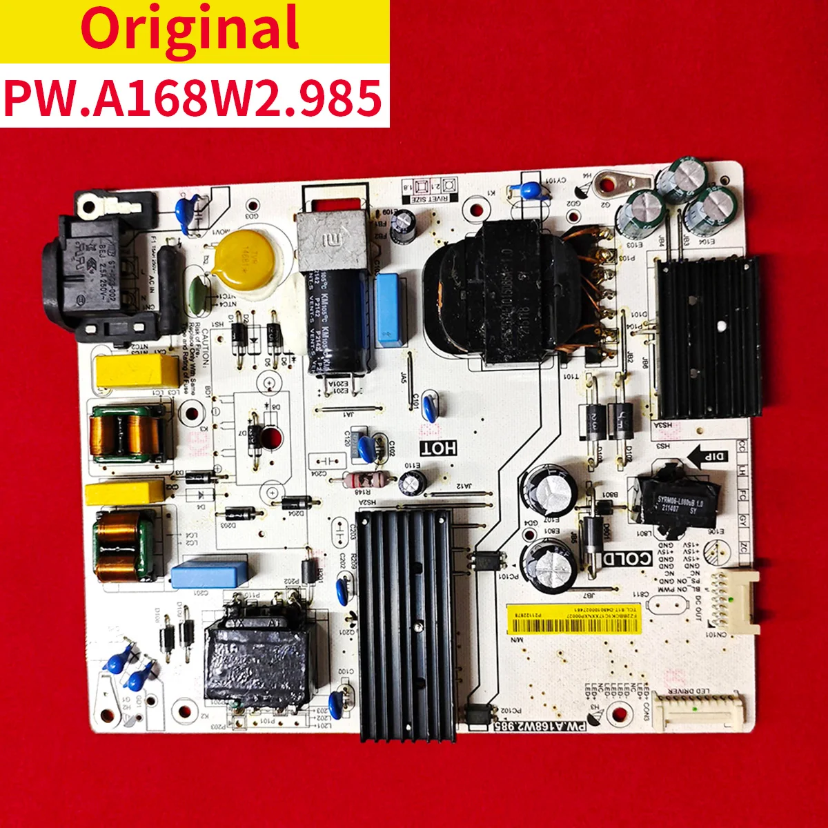 

PW.A168W2.985 LED TV power board with constant current tested well