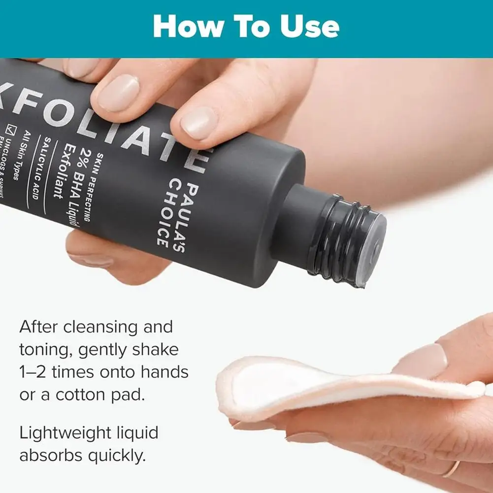 مقشر الوجه بحمض الساليسيليك 118 مل مصل التحكم في الزيت يقلل المسام منعش جوهر التنظيف العميق لإزالة الكيراتين #3