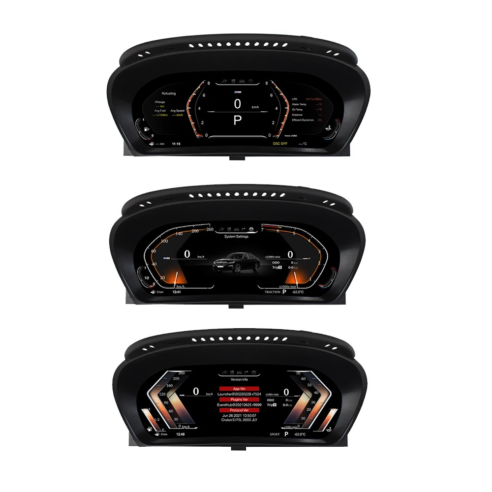 

Digital Instrument Cluster Car Dashboard Digital Panel Head Unit for X5 E70 2007-2013 Vertical Screen Car Speed Meter Ce